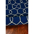 thumbnail image 3 of 2' x 3' UV treated Polypropylene Navy Accent Rug, 3 of 6