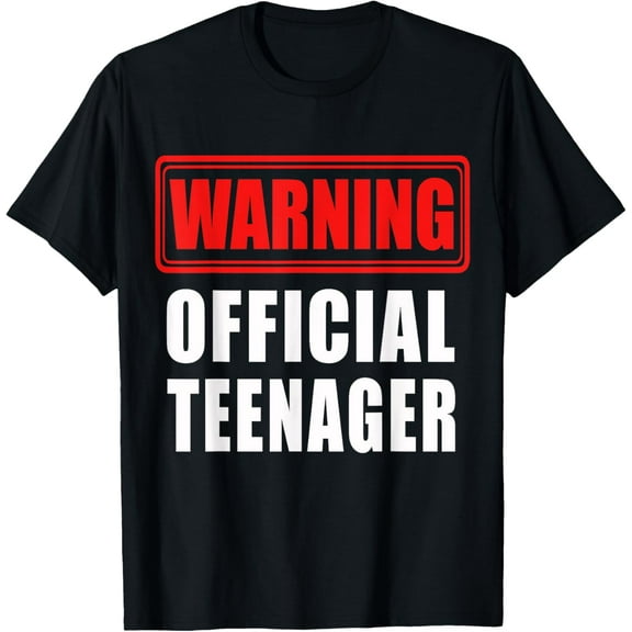 Official Teenager 13th Birthday Gift 13 Year Old Boys Girls T-Shirt mens t shirt,black,women,funny,misfits,men,journey