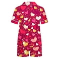 thumbnail image 3 of Christmas Pajamas for Women Long Sleeve Sleepwear Soft Button Down Loungewear Pjs Lounge Set Nightwear, 3 of 6