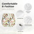 thumbnail image 6 of Picia Birds And Flowers Pattern Women's 2 in 1 Athletic Running Shorts High Waisted Workout Casual Gym Sweat Shorts with Comfy Liner Zipper Pockets-Small, 6 of 9
