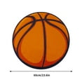 thumbnail image 2 of Isvgxsz Basketball Rug, Soft and Comfy Sports Themed Round Area Rugs Bedroom Living Room Carpet Kitchen Mat Bath Rugs for Bathroom, Basketball Themed Room Decor for Kids Bedroom Men Cave, 2 of 5