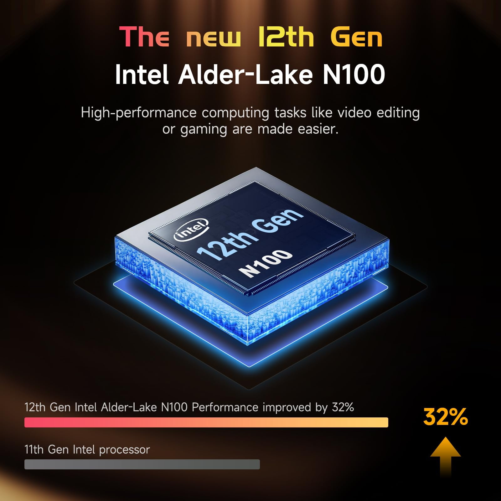 2026 Newest Laptop, 15.6-Inch FHD Display Laptop with Intel Quad Core-12th N150(Up to 3.4GHz), 8GB RAM 256GB ROM Business Laptop Computer, Fingerprint, Type C, Windows 11 Home, Blue