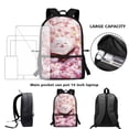 thumbnail image 6 of Uorisanigo Cat Cherry Blossom Kids Backpack School for Girls Boys 6-12 Year with Side Mesh Pocket Casual Basic Bookbag Travel Rucksack for Elementary Kindergarten Preschool Student School Bag, 6 of 6
