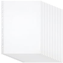 LOLIPPYY 100Pcs Sheet Protectors for Keeping Your Documents Safe from Water and Dust