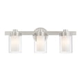 thumbnail image 6 of Livex Lighting Manhattan Bath Light in Brushed Nickel, 6 of 17