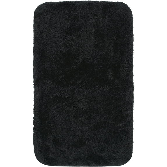 Mohawk Home Royal Bath Rug Onyx, 1'9"x2'10", Charcoal Grey