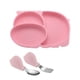 thumbnail image 1 of 1 Set Baby Placa Dividida plato bebé silicona placa placa entrenamiento vajilla, 1 of 6