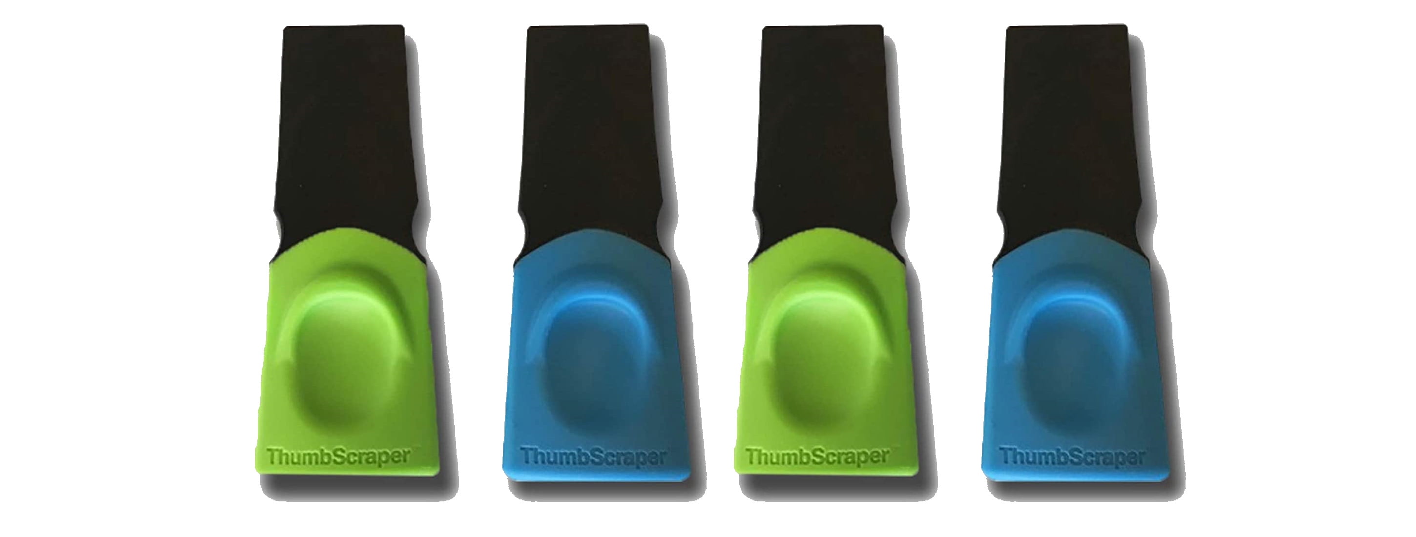 Fusionbrands 8118-SET2 Thumb Small Task Scraper Tool Blue & Green 