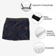 thumbnail image 3 of Balery Copper-Gold Gloss Outline Flower Calzoncillos bóxer para hombre, ropa interior de algodón suave y transpirable con cinturilla de nailon-X-Large, 3 of 5
