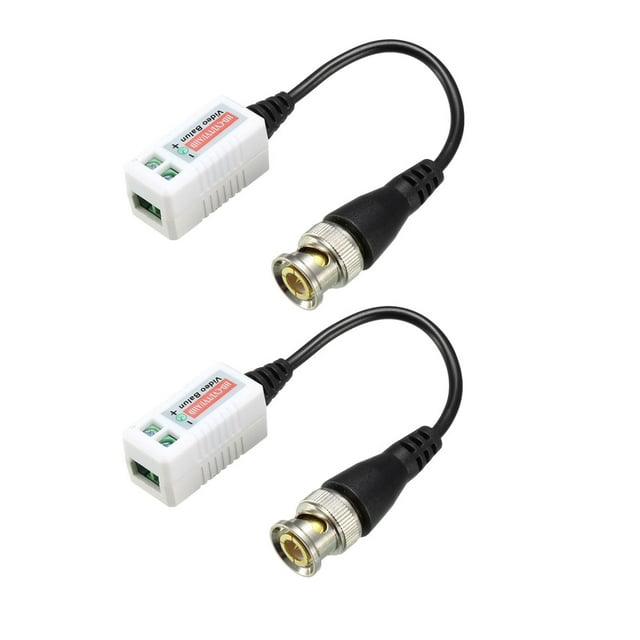 Video Balun Transceiver CCTV Camera Passive BNC Connector CAT5 UTP 1 Channel Passive 1 Pair