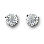 Carat Pierced Earrings, One Crystal 6mm