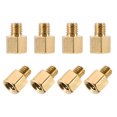 thumbnail image 2 of Uxcell Brass M3 4mm+3mm Male-Female Hex Standoff 100 Pack, 2 of 5