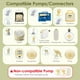 thumbnail image 5 of Protectores de extracción de leche Maymom MyFit, 16 mm, pequeños, 2 unidades para Medela, 5 of 9