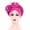 Rose Red, variant on Ludlz Soft African Head Wrap Flower Beanie Cap Headwear Stretch Rhinestones Turban for Women and Girls