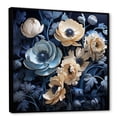 thumbnail image 2 of Designart "Gathered Petal Elegance III" Ranunculus Floater Framed Canvas Wall Art, 2 of 5