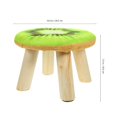thumbnail image 2 of Small Wood Stool for Shoe Changing with Multi Material, 2 of 4