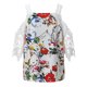 thumbnail image 5 of Camisetas con hombros descubiertos para mujer, blusa ahuecada de media manga, camiseta gráfica de encaje con cuello en V de verano, Tops holgados Pompotops  hkajfhjk468153, 5 of 5