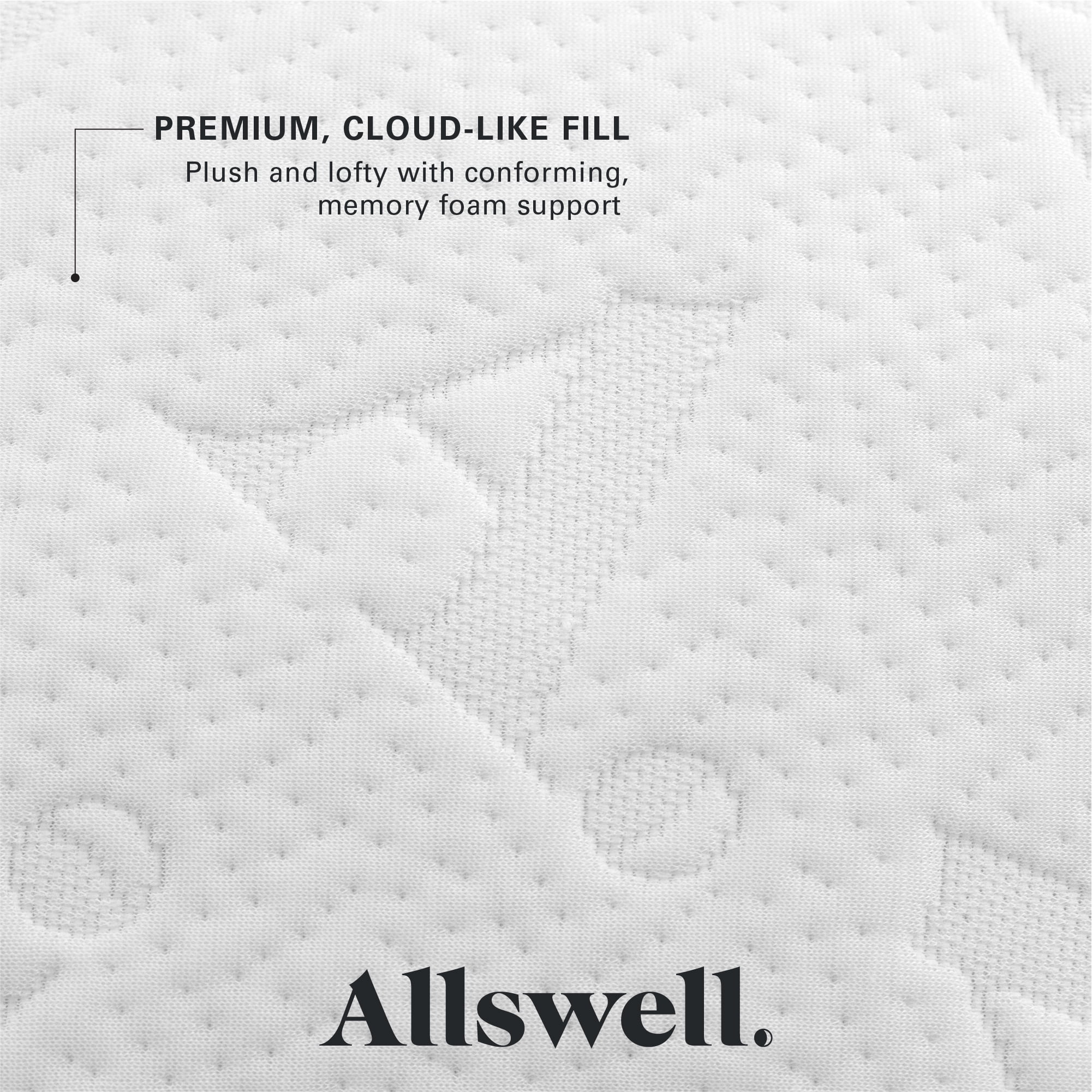 Allswell Ultimate Comfort Bed Pillow with Dual Function Fill, Standard/Queen