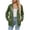 Army Green, variant on Azrian Women’s Full Zip Up Hoodie Jacket,Women Casual Fall Outerwear Sizes S-2XL