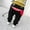 Black, variant on uublik Boys Girls Cargo Pants Elastic Waist Casual Cargo Sweatpants Sizes 6M-3T