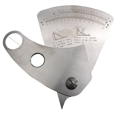HUSERYT Fan-shaped Welding Gauge Welding Tester Ulnar Inspection Sector ...