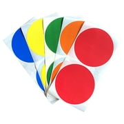 TheDotFactory. 3 Inch Round Circle Stickers Variety Pack. 5-Color Assorted Kit. Color-Code Dot Labels on Sheets. 100 Dots per Package. USA Made!