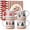 B, variant on Gingprous Set of 4 Christmas Coffee Mugs Set, 11 Oz Ceramic Christmas Mug, Santa Christmas Tree Holiday Mug Decor, Marry Christmas Gifts for Women Kids