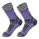 thumbnail image 1 of 4 Pairs Waterproof Socks Unisex Waterproof Breathable Socks Outdoor Skiing Hiking Wading Fishing Socks for Men Women, 1 of 4