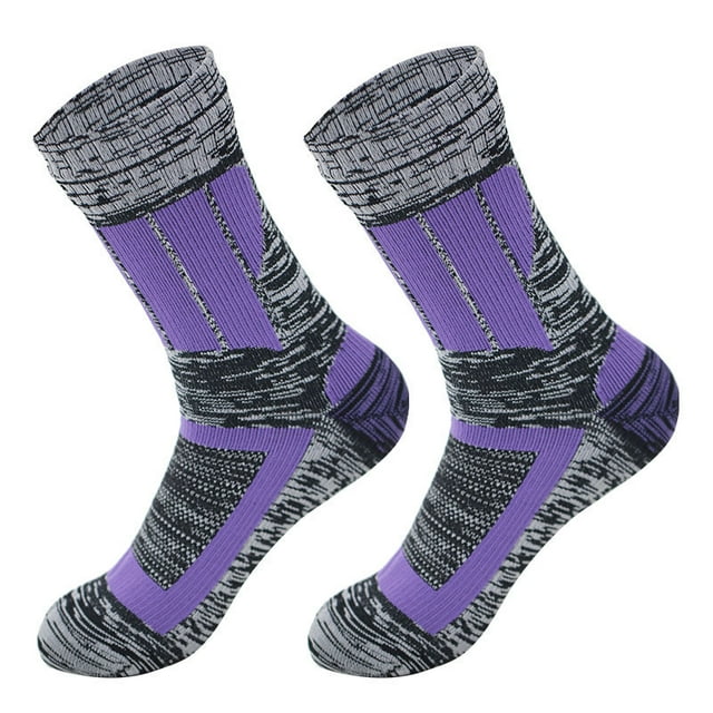 4 pares de calcetines impermeables Unisex calcetines transpirables impermeables al aire libre esquí senderismo vadear calcetines de pesca para hombres y mujeres