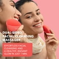 thumbnail image 4 of FOREO LUNA 4 Mini – Pearl Pink Silicone Facial Cleansing Brush with T-Sonic Pulsations - Coral, 4 of 7