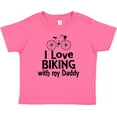 thumbnail image 3 of Inktastic I Love Biking with Daddy Boys or Girls Baby T-Shirt, 3 of 5