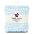 thumbnail image 5 of (2 pack) Parent's Choice 100% Cotton Infant Fitted Crib Sheet, Blue Moon Phases, 5 of 9