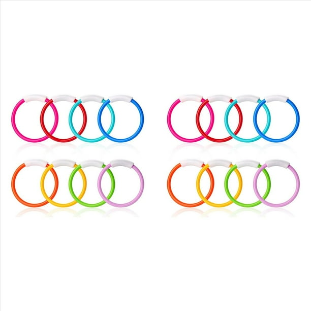 16 Piezas Anillos de Buceo Juguetes para la Piscina, Coloridos Anillos de Piscina para Niños, Entrenamiento Subacuático, Juguete de Anillo de Buceo para Piscina para Niños