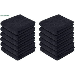 Utopia Towels Bleach Safe Salon Towels - Pack of 24 Black Hand Towels –  HomeLoft - Europe