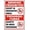 Warning Sign 1, variant on Bilingual Video Surveillance In Use 8"x12" Metal Aluminum Sign, Weather Resistant Waterproof, Indoor Outdoor Use, Surveillance Sign