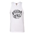 thumbnail image 1 of Go All Out Volleyball Distressed Ball Sleeveless Tank Top T-Shirt Mens/Women/Flowy, 1 of 3
