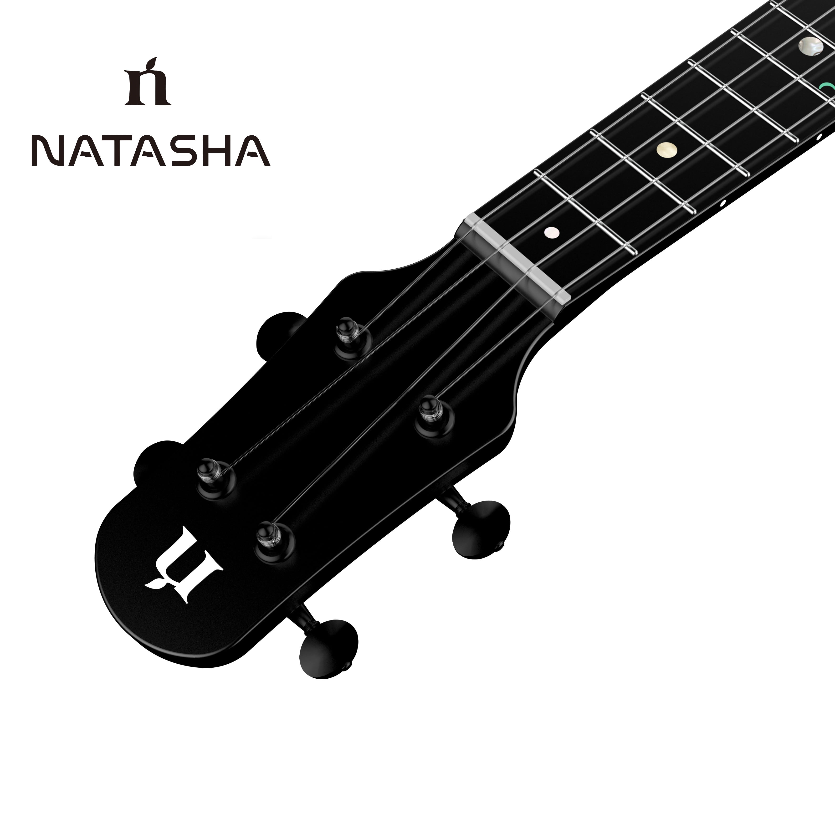 Natasha Asteroid Carbon Fiber 23-inch Ukulele , Travel Ukuleles,Integrated Casting With Carbon Fiber Composite Material, light and portable.