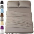 thumbnail image 1 of Sonoro Kate Bed Sheet Set Super Soft Microfiber 1800 Thread Count Luxury Egyptian Sheets 18-Inch Deep Pocket Wrinkle and Hypoa, 1 of 5