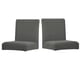 thumbnail image 1 of Funda protectora para silla de comedor, funda protectora Universal para muebles de oficina, Protector exterior, funda giratoria, suministros para el hogar, gris, 2 paquetes Speravity HA012490-11, 1 of 5