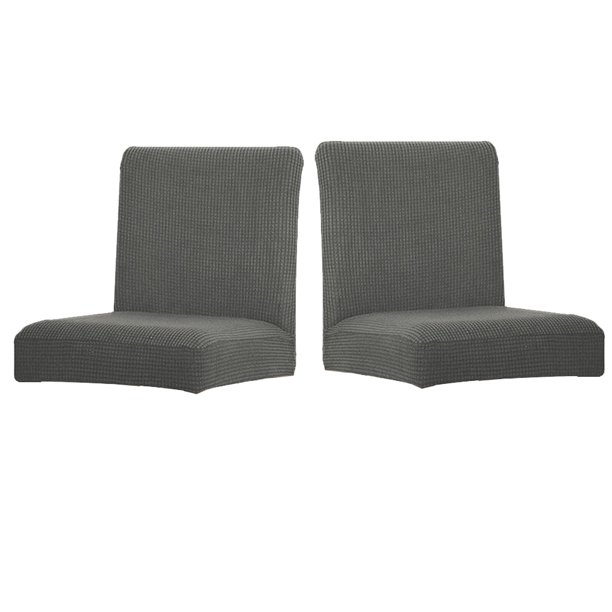 Funda protectora para silla de comedor, funda protectora Universal para muebles de oficina, Protector exterior, funda giratoria, suministros para el hogar, gris, 2 paquetes Speravity HA012490-11