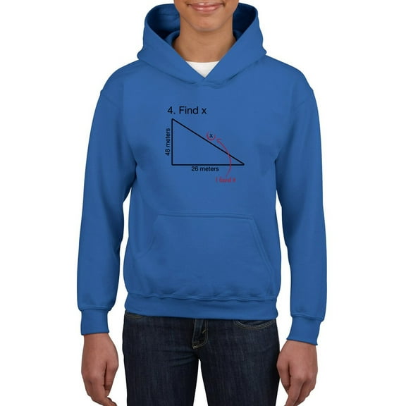 Task: Find The X Hoodie Juniors -Smartprints Designs, x-Large