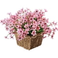 thumbnail image 3 of Flores Artificiales Ramo Falso Decoración Del Hogar Plantas De Simulación De Plástico Flores Para Patio Trasero Jardín Balcón 2 Uds Inevent HA044091-06, 3 of 6