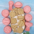 thumbnail image 4 of Pastry Mold 8Pcs/Set DIY Reusable Practical  Anti-deformed Biscuit Template, 4 of 5
