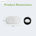 thumbnail image 3 of NISPIRA PLWF003 PLWF006 Stainless Steel Cat Water Fountain Activated Charcoal Water Filter Kit Replacements with Spongies For Petlibro 67oz/2L 101oz/3L, Tomxcute 108oz/3.2L 135oz/4 L Pet, 12 Pack, 3 of 6