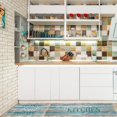 thumbnail image 3 of Kitchen Rugs and Mats Non Skid Washable Summer Themed Kitchen Mat and Rug Set,Home Sweet Home Waterproof Rug,Rubber Backed Area Rugs for Kitchen Sink,Laundry Room,Indoor,Holiday Kitchen Rugs, 3 of 6