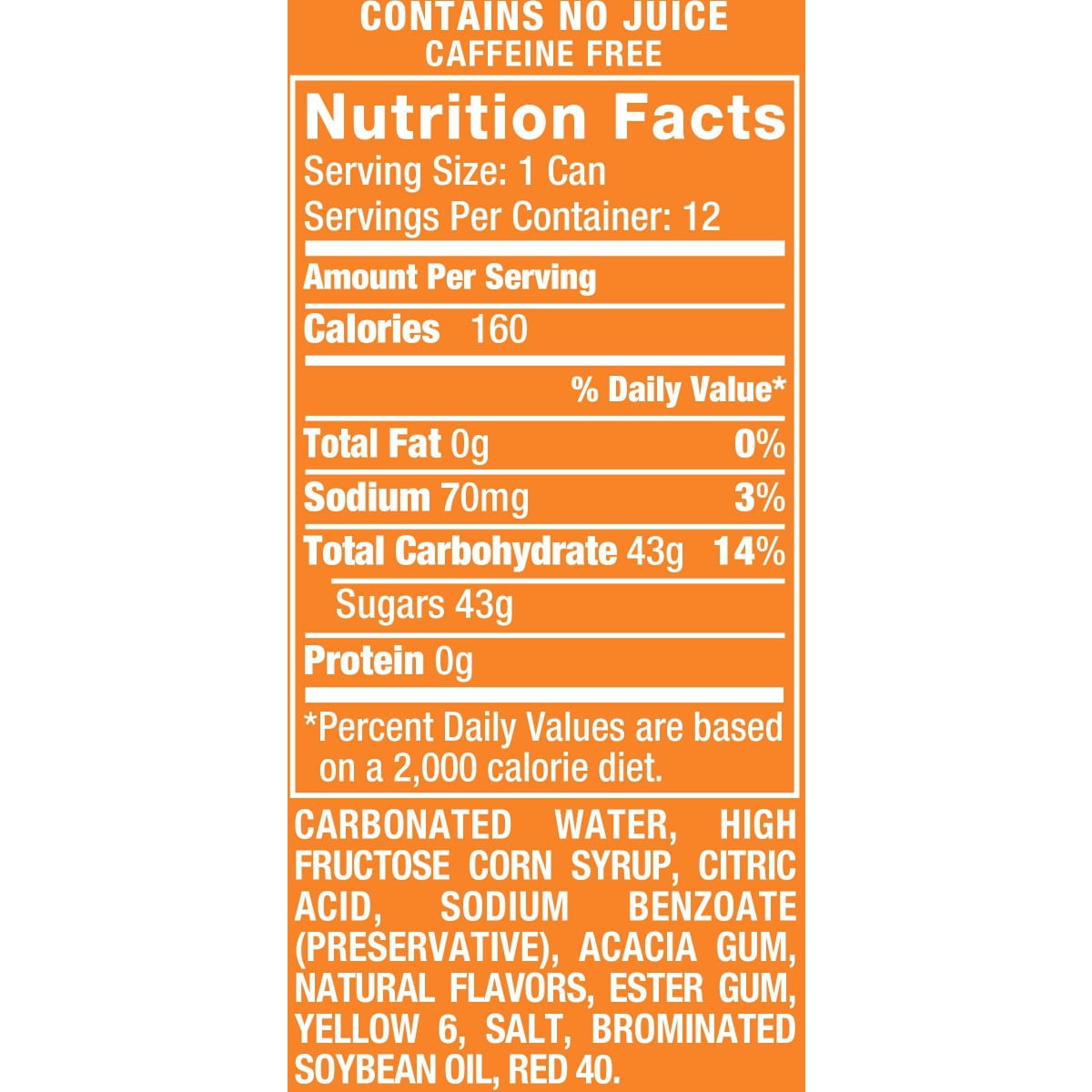 Crush Orange Soda, 12 Fl. Oz., 12 Count
