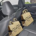 thumbnail image 3 of 1/2/4Pcs Car Seat Back Hook Interior Portable Hanger Storage Car for Car Accessories Bag Decoration Cloth Purse, 3 of 5