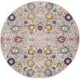 thumbnail image 2 of Nourison Passion Floral Silver 5'3" x Round Area Rug, (5 Round), 2 of 8