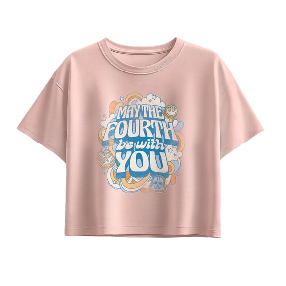 Star Wars - May The Fourth Be With You - Youth Girls Boxy T-Shirt