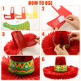 thumbnail image 3 of Sombreros de fiesta Jetec Fiesta Mexican 30 cm, 6 unidades, 3 of 6